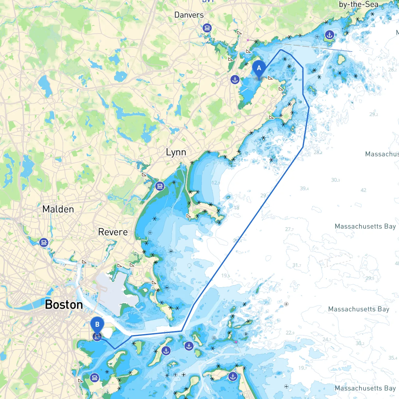 Marblehead to South Boston