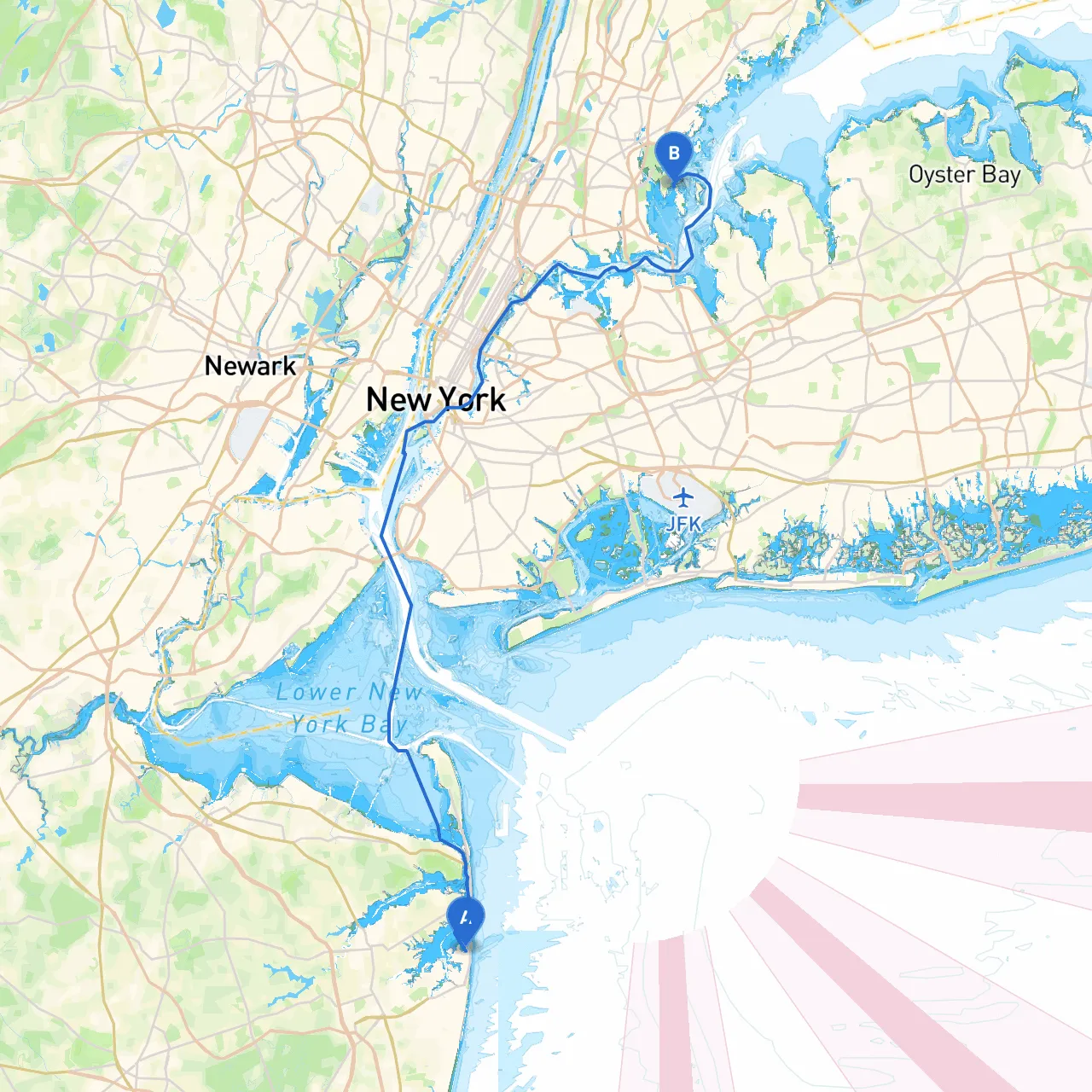 Monmouth Beach to Bronx