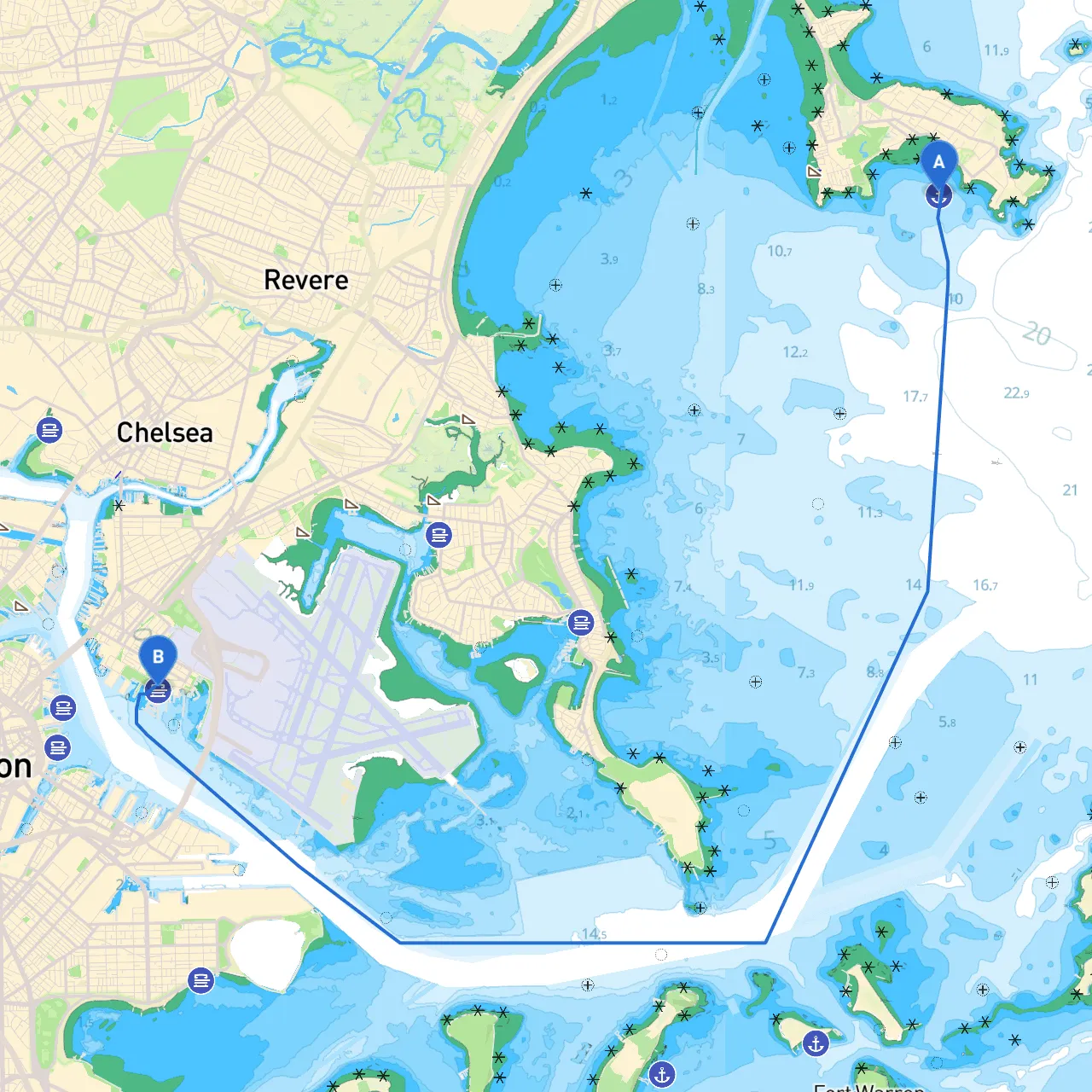 Nahant to East Boston