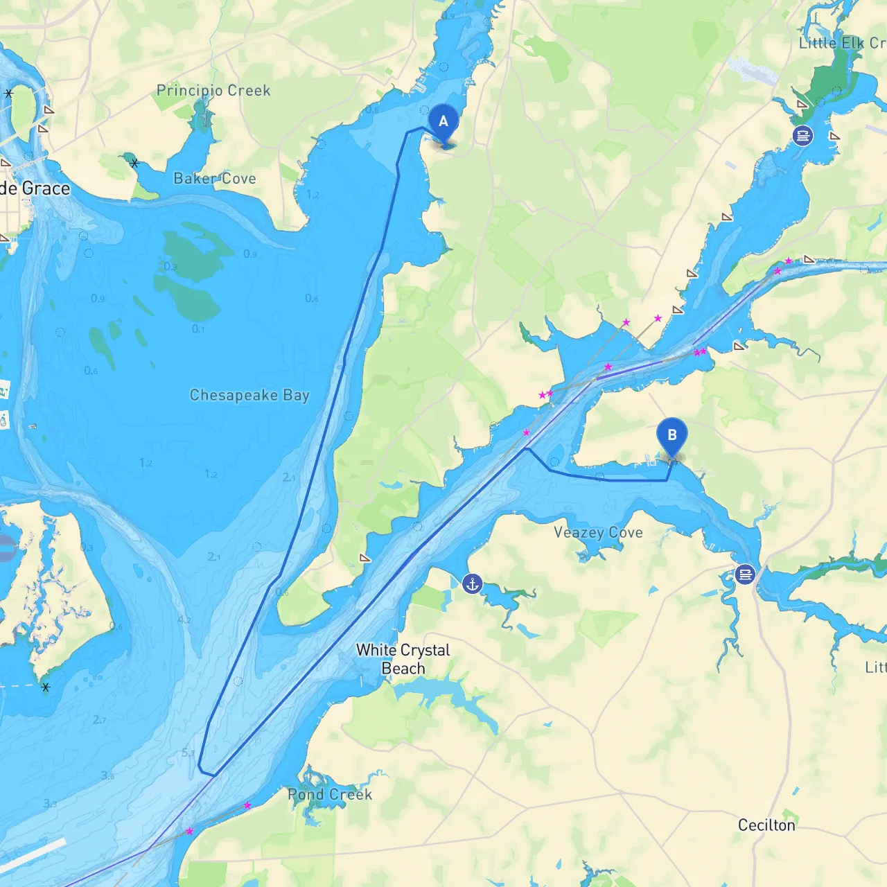 North East to Chesapeake City