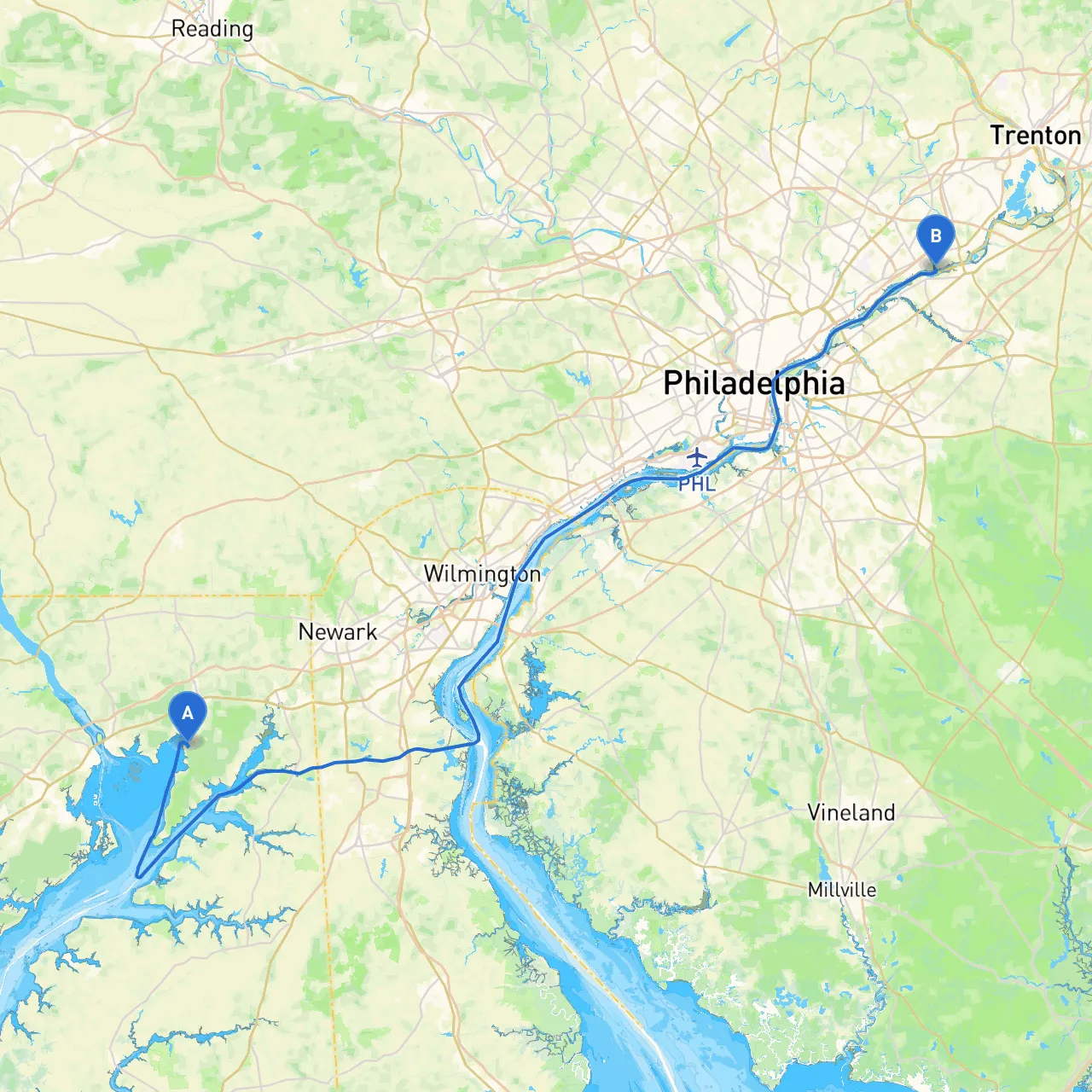 North East to Croydon
