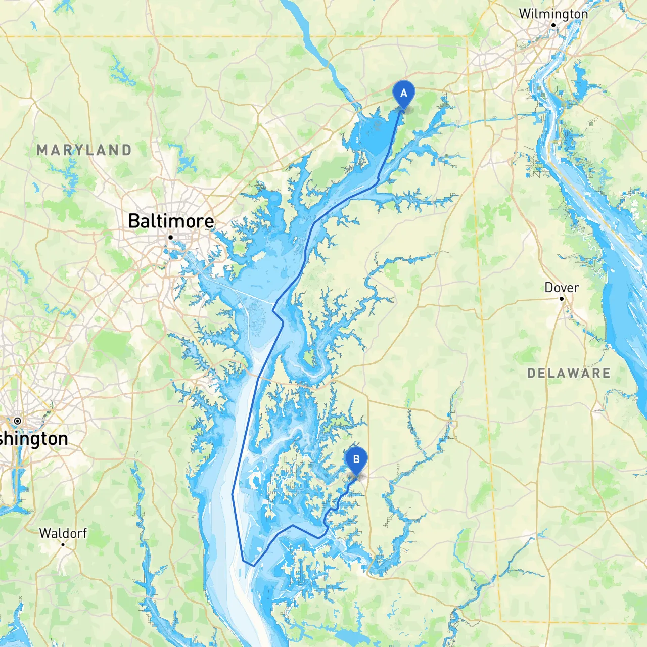 North East to Easton