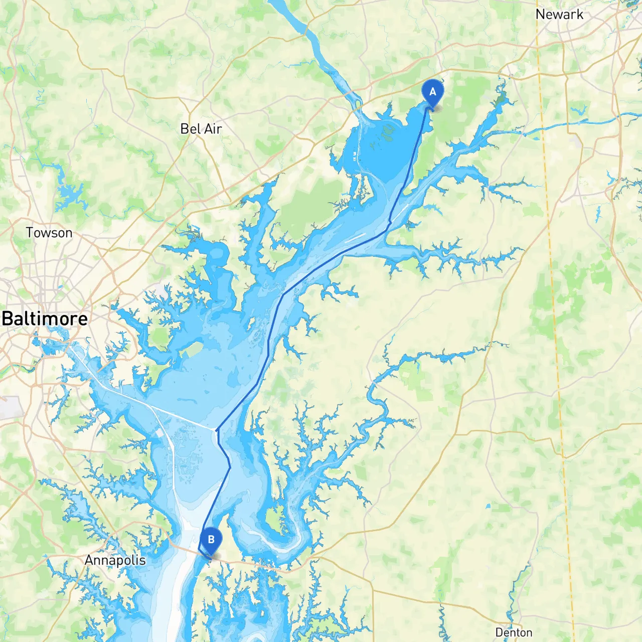 North East to Stevensville
