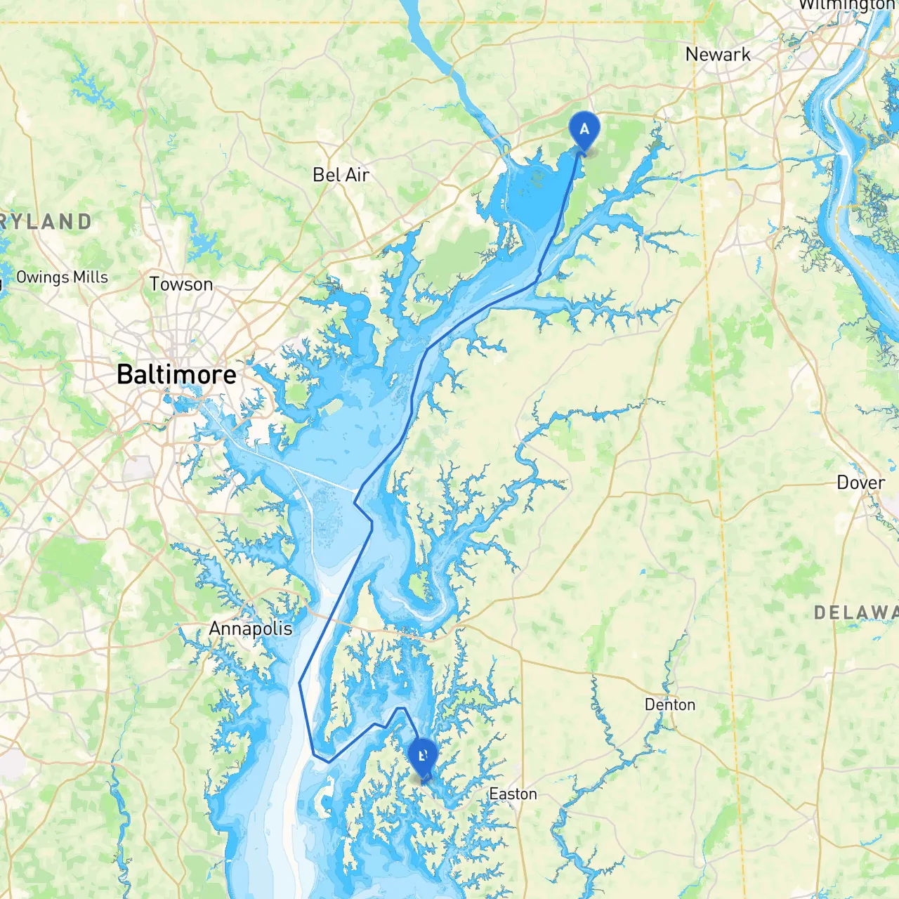 North East to St. Michaels