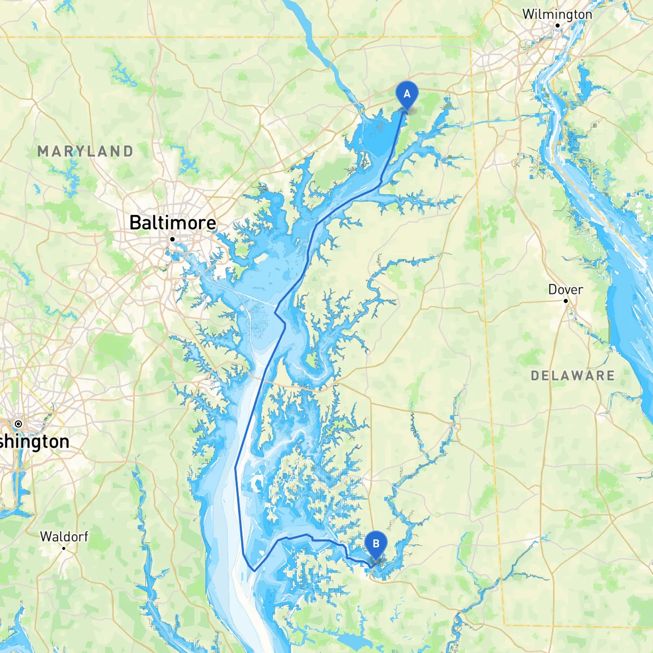 North East to Trappe