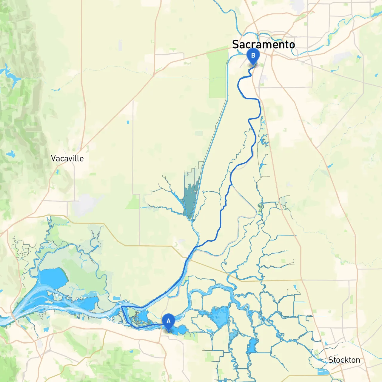 Oakley to West Sacramento