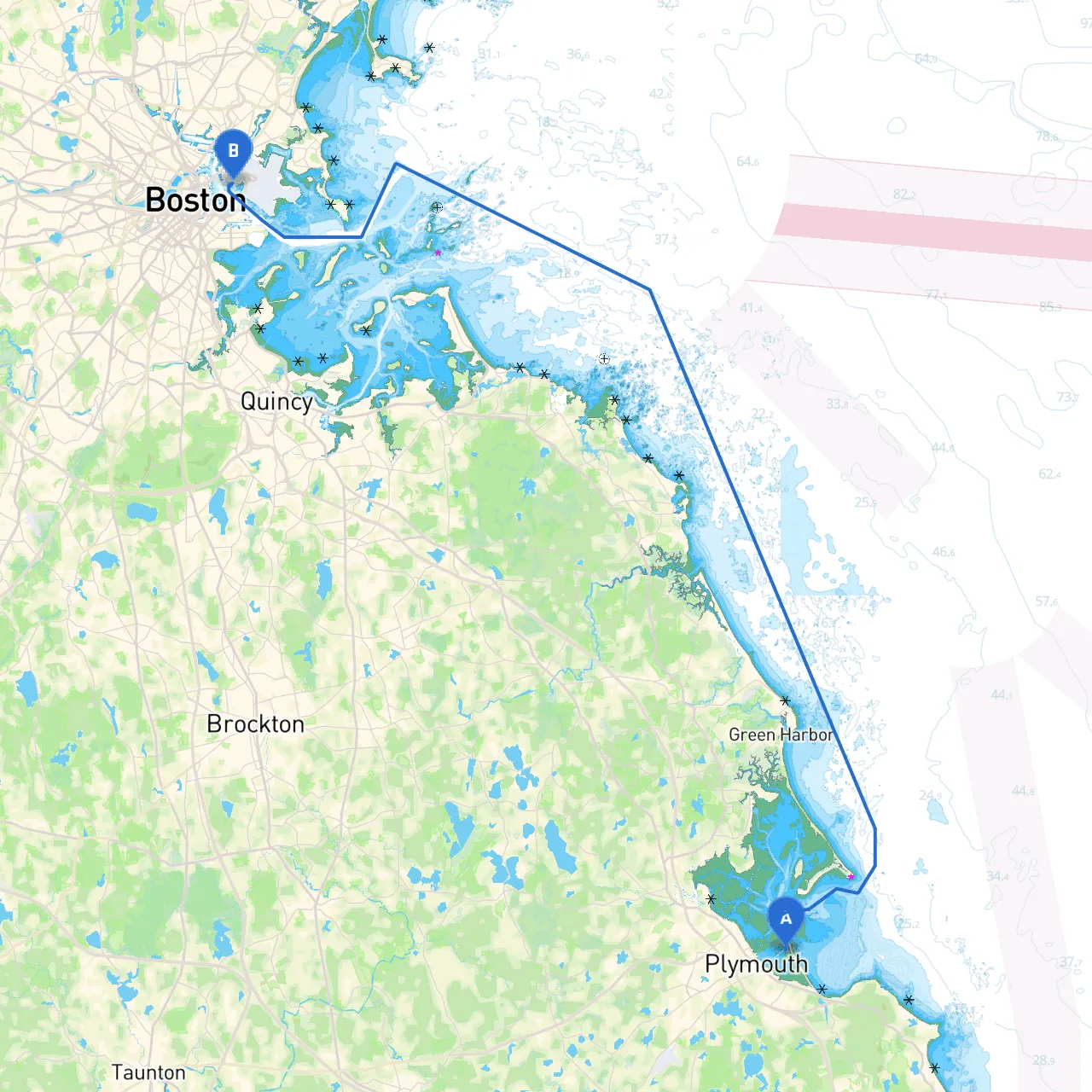 Plymouth to East Boston