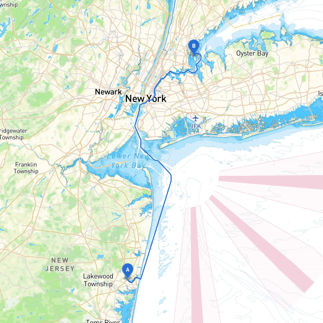 Point Pleasant to Bronx