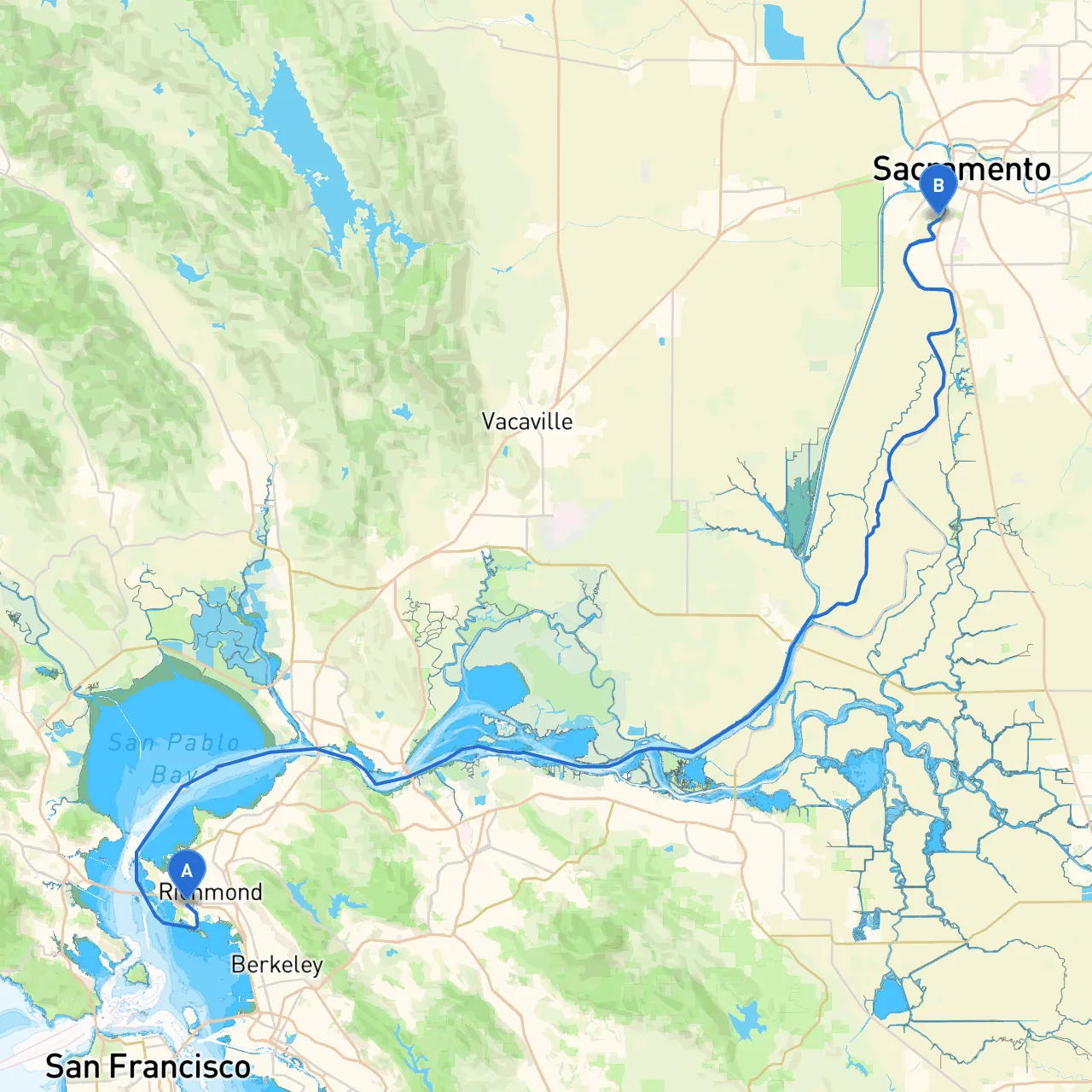 Richmond to West Sacramento