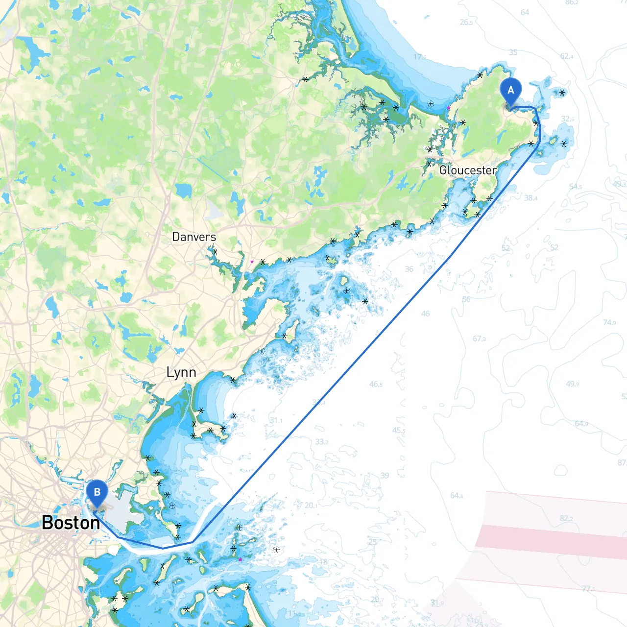 Rockport to East Boston