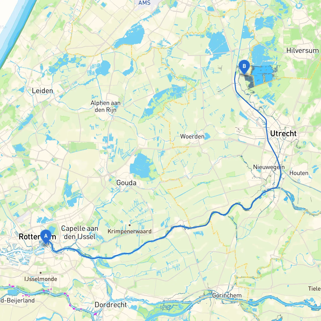 Rotterdam to Breukelen