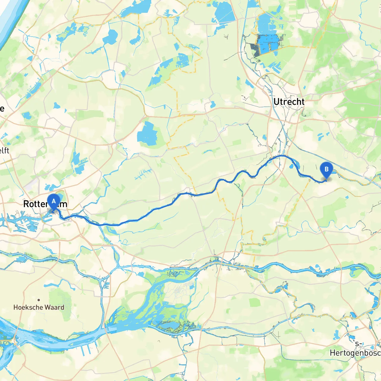 Rotterdam to Culemborg