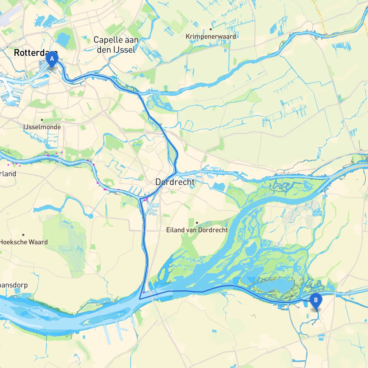 Rotterdam to Geertruidenberg