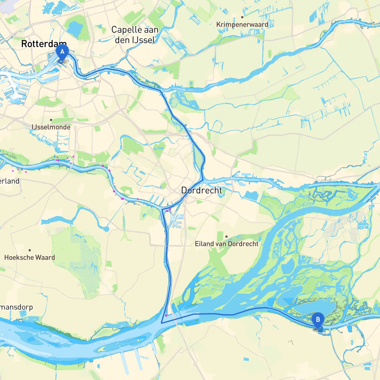 Rotterdam to Drimmelen