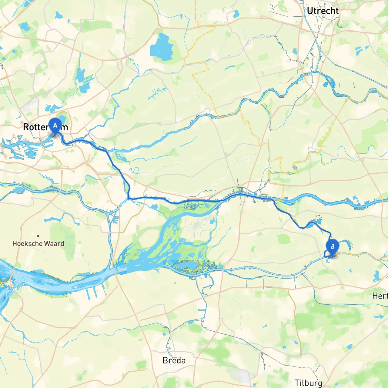 Rotterdam to Heusden