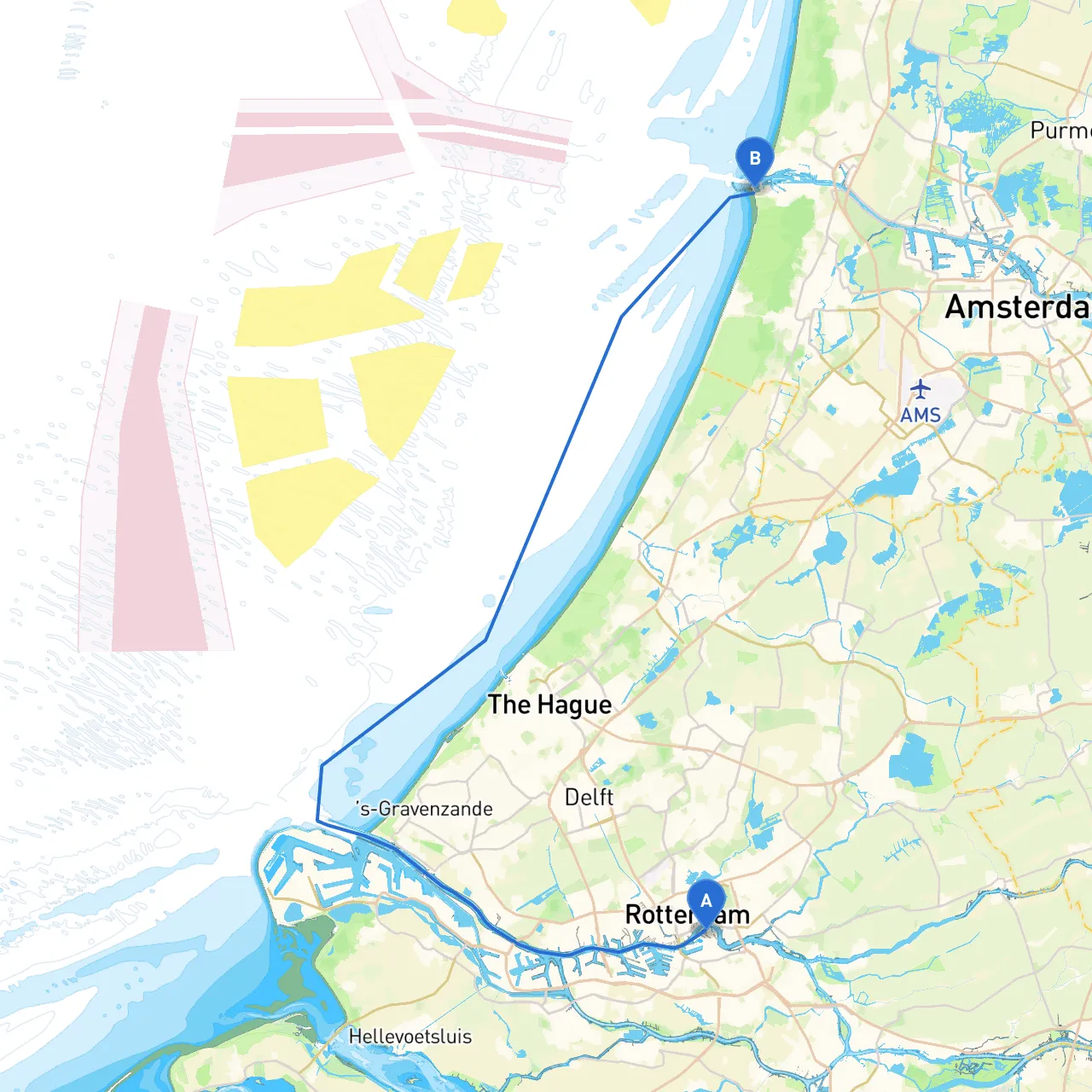 Rotterdam to IJmuiden
