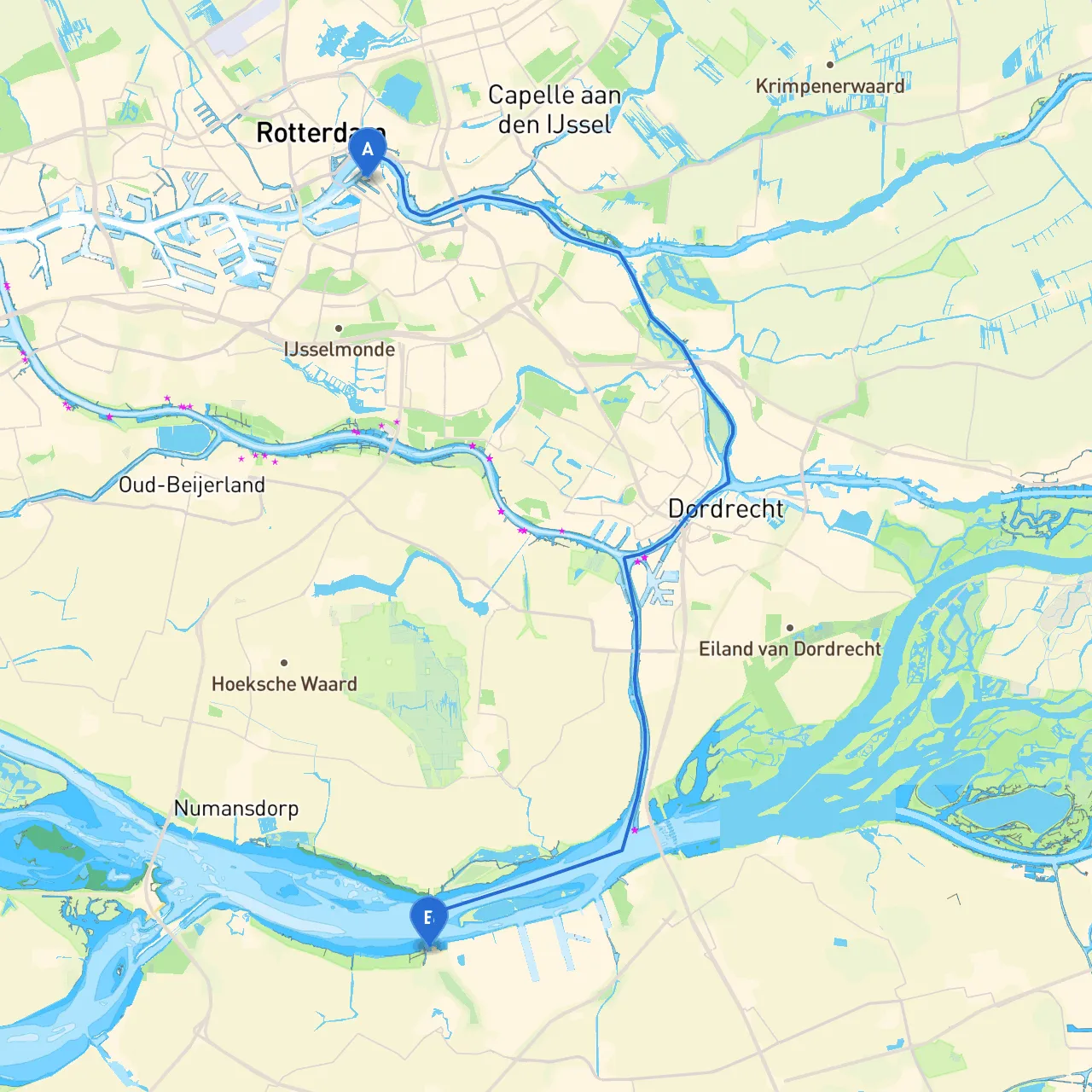 Rotterdam to Klundert