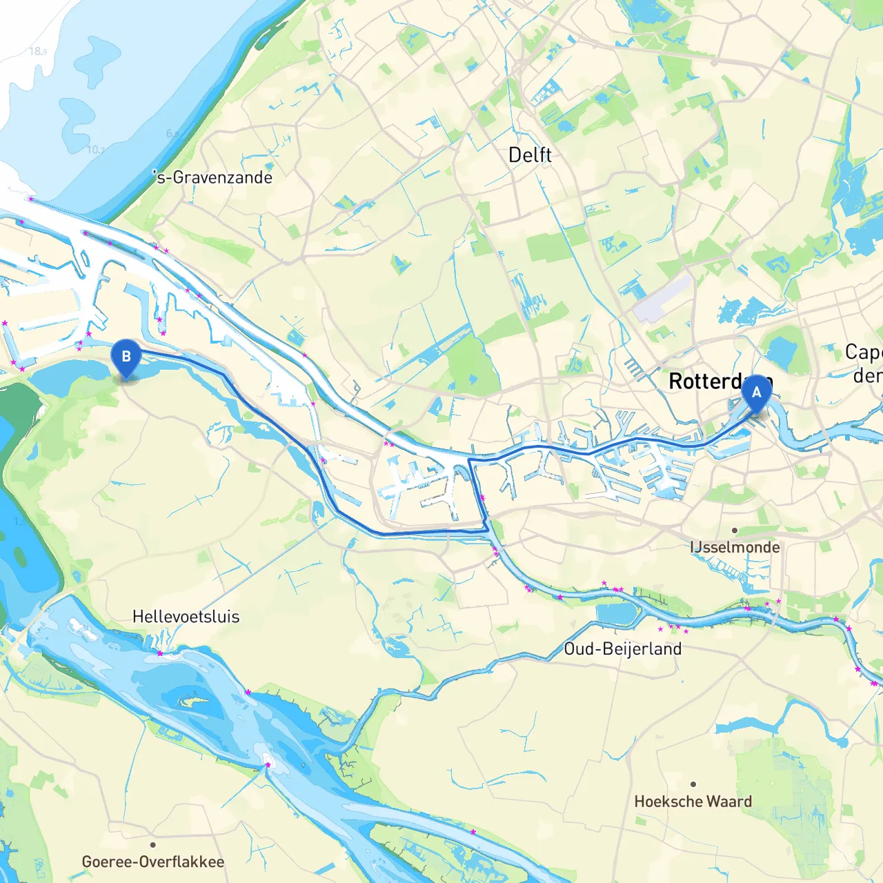 Rotterdam to Oostvoorne