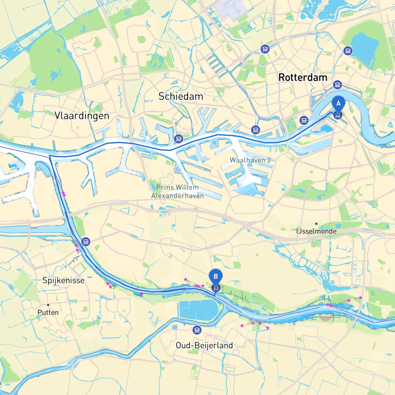 Rotterdam to Rhoon
