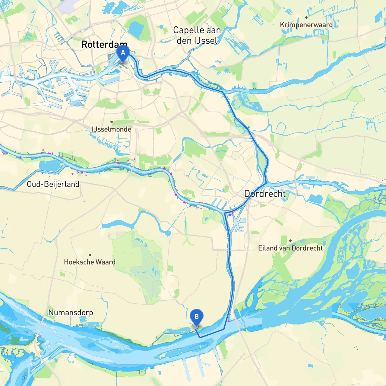 Rotterdam to Strijensas