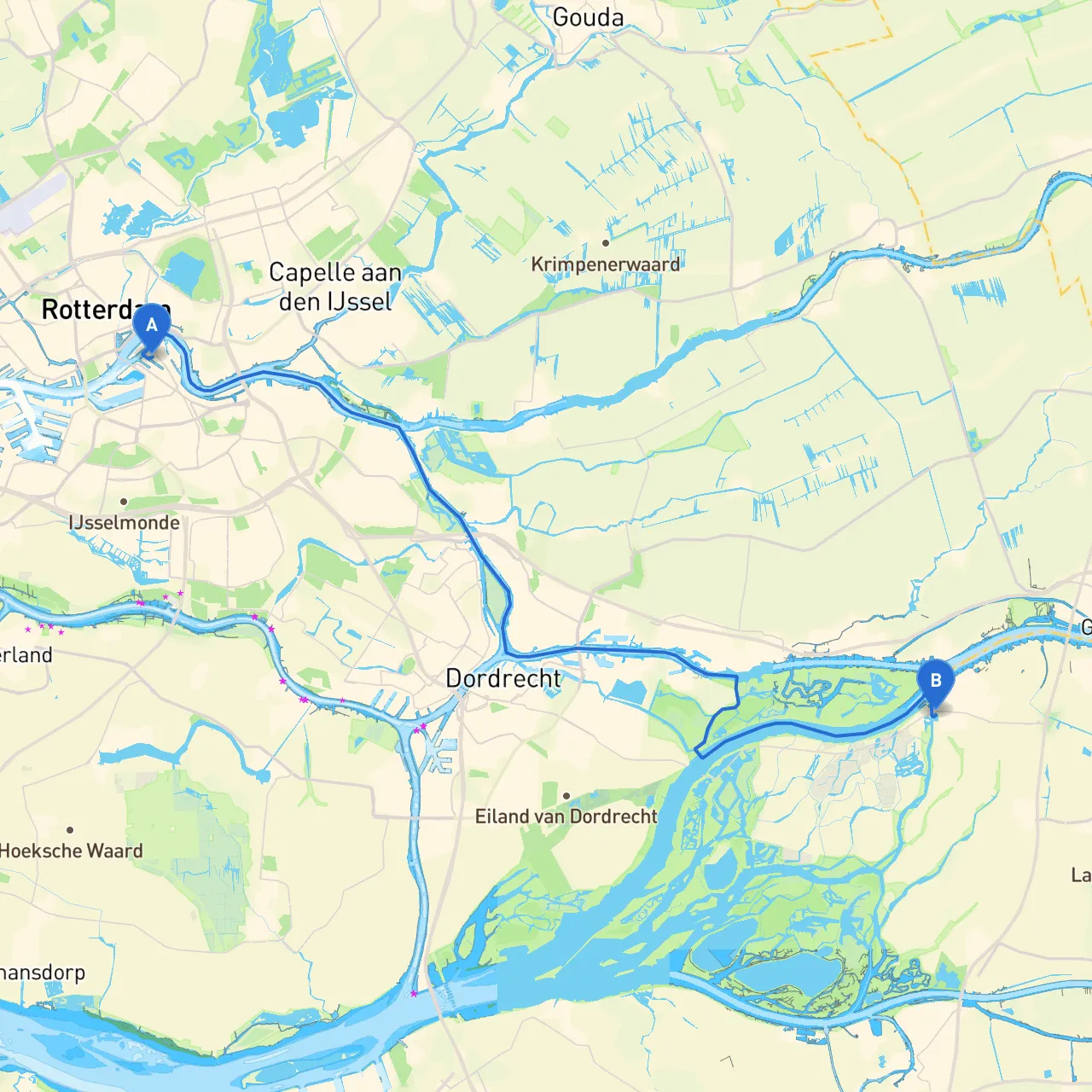 Rotterdam to Werkendam