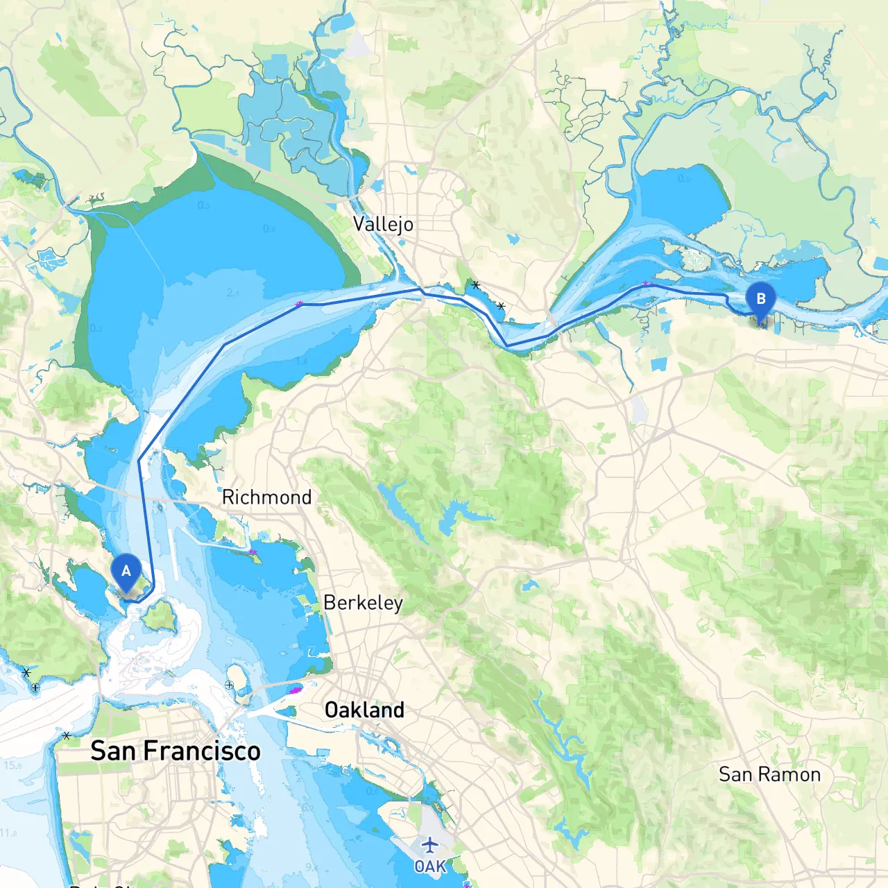 San Francisco to Bay Point