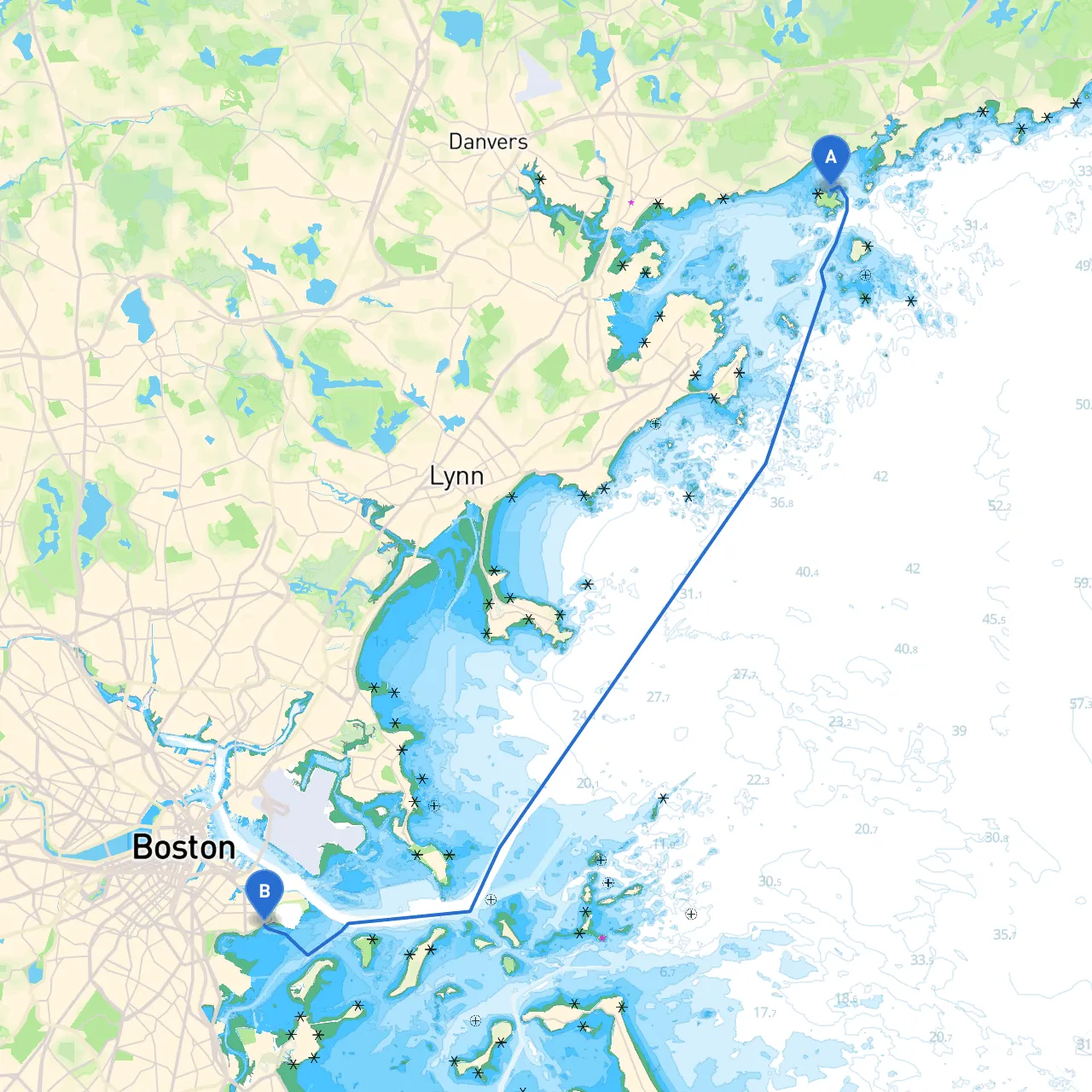 Salem to South Boston