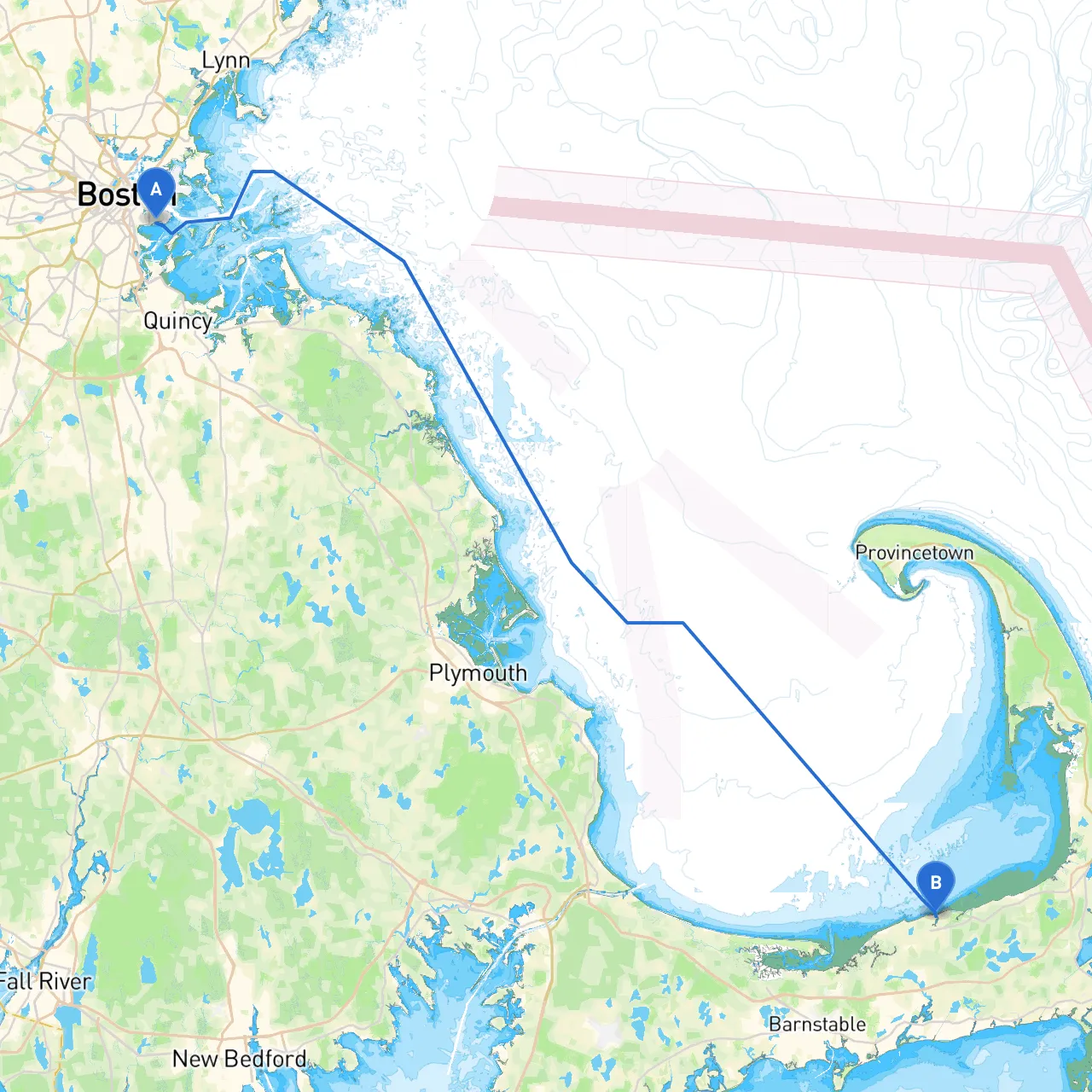 South Boston to East Dennis