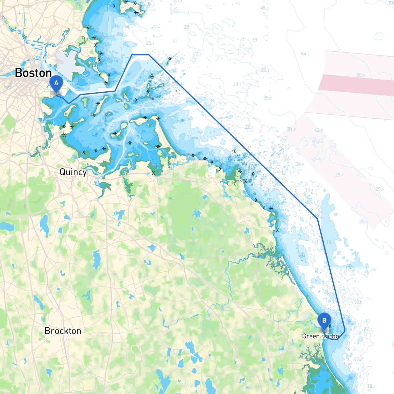 South Boston to Brant Rock