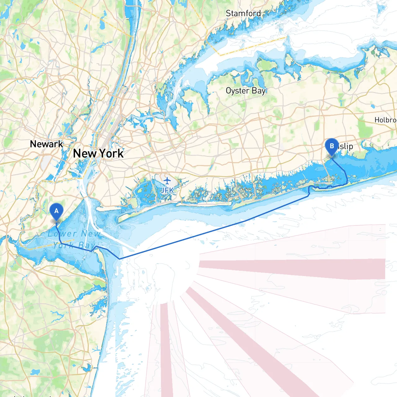 Staten Island to Bay Shore