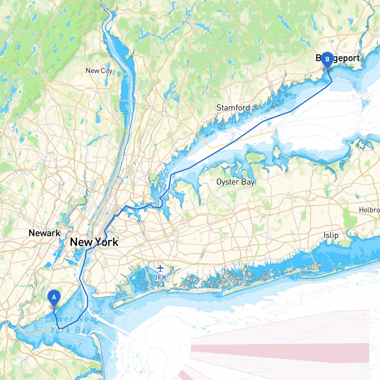 Staten Island to Bridgeport