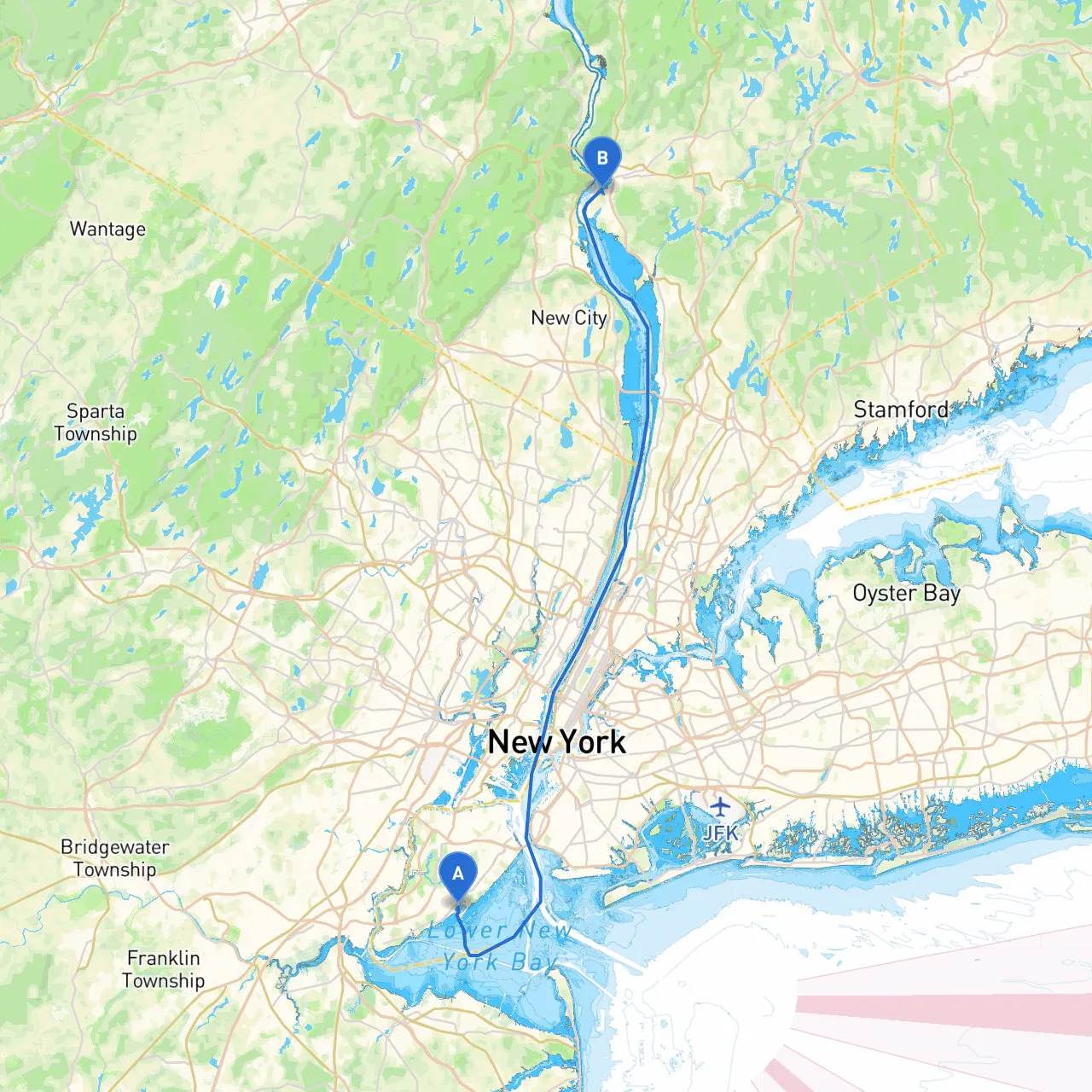 Staten Island to Peekskill