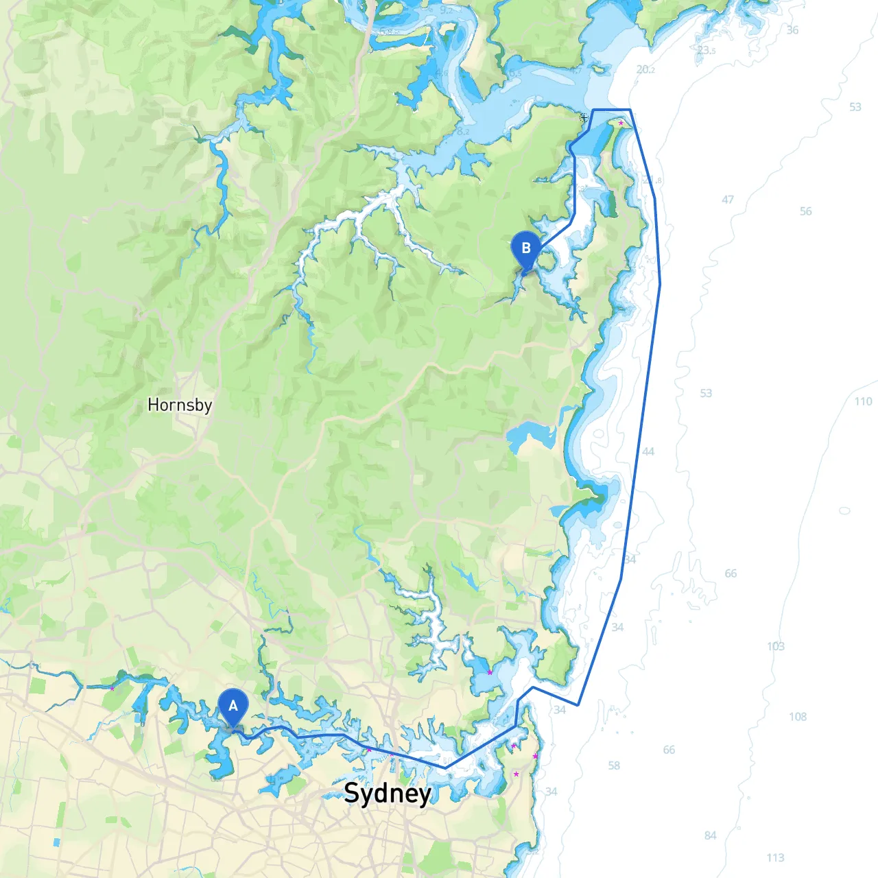 Sydney to Church Point