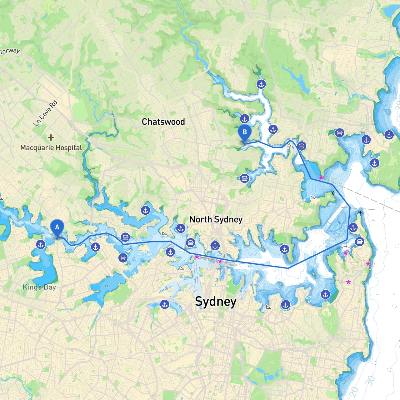 Sydney to Castlecrag
