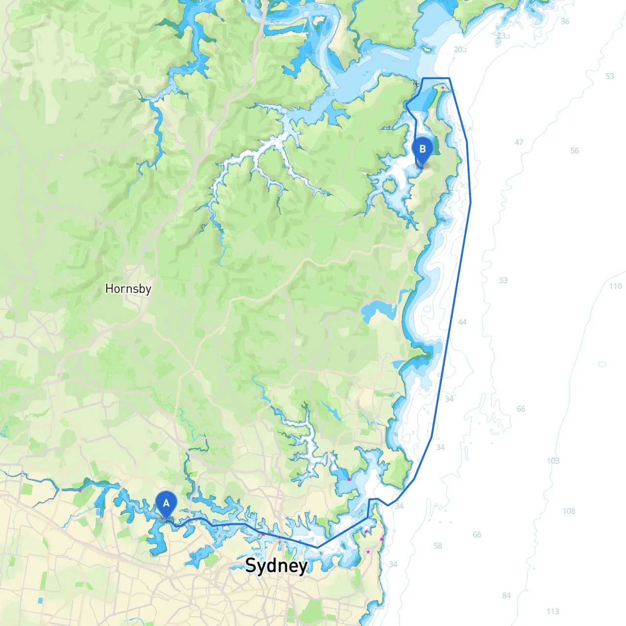Sydney to Clareville