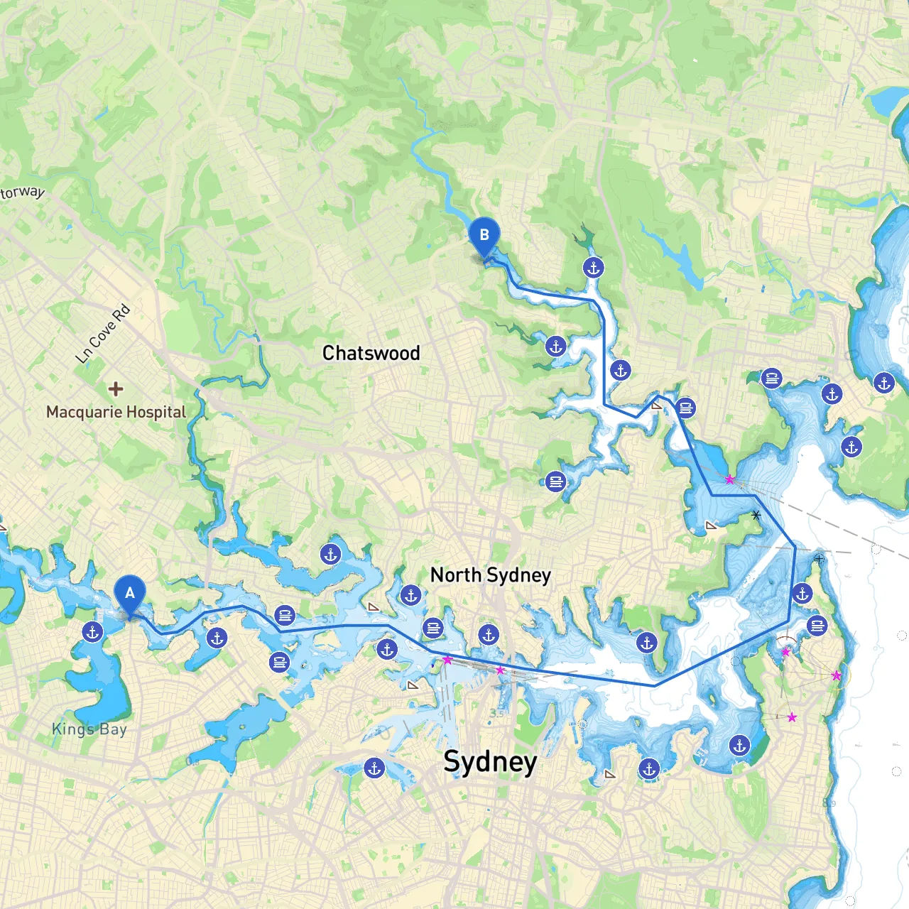 Sydney to Roseville Chase