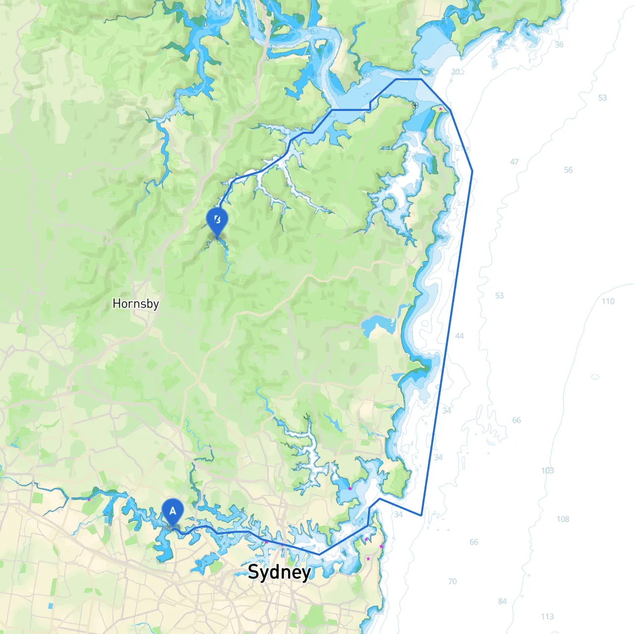 Sydney to North Turramurra