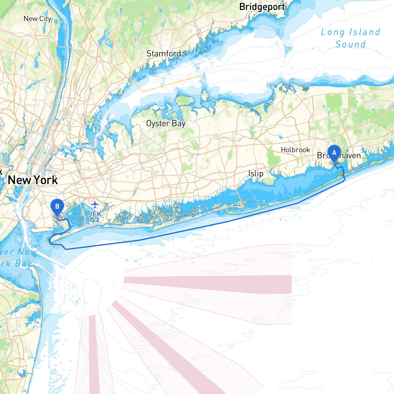 Town of Brookhaven to Brooklyn