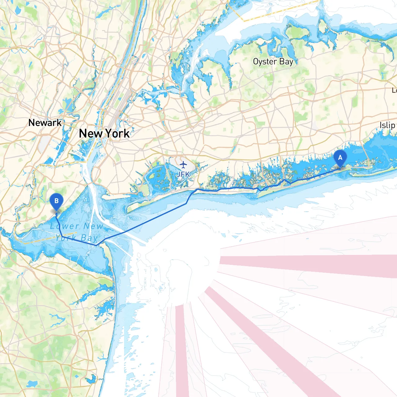 Town of Babylon to Staten Island