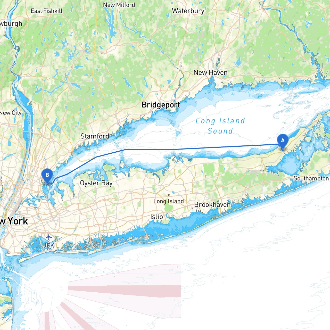 Town of Southold to Bronx