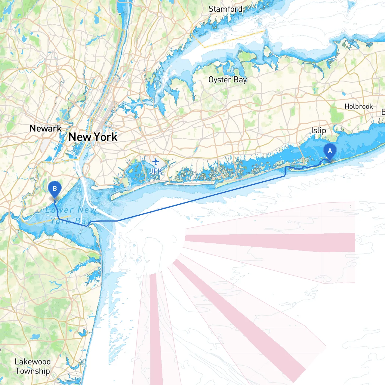 Town of Islip to Staten Island