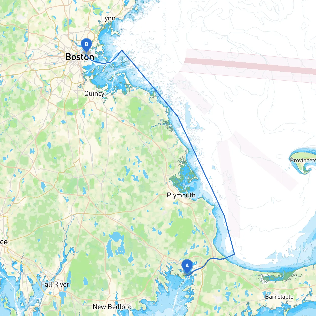 Wareham to East Boston
