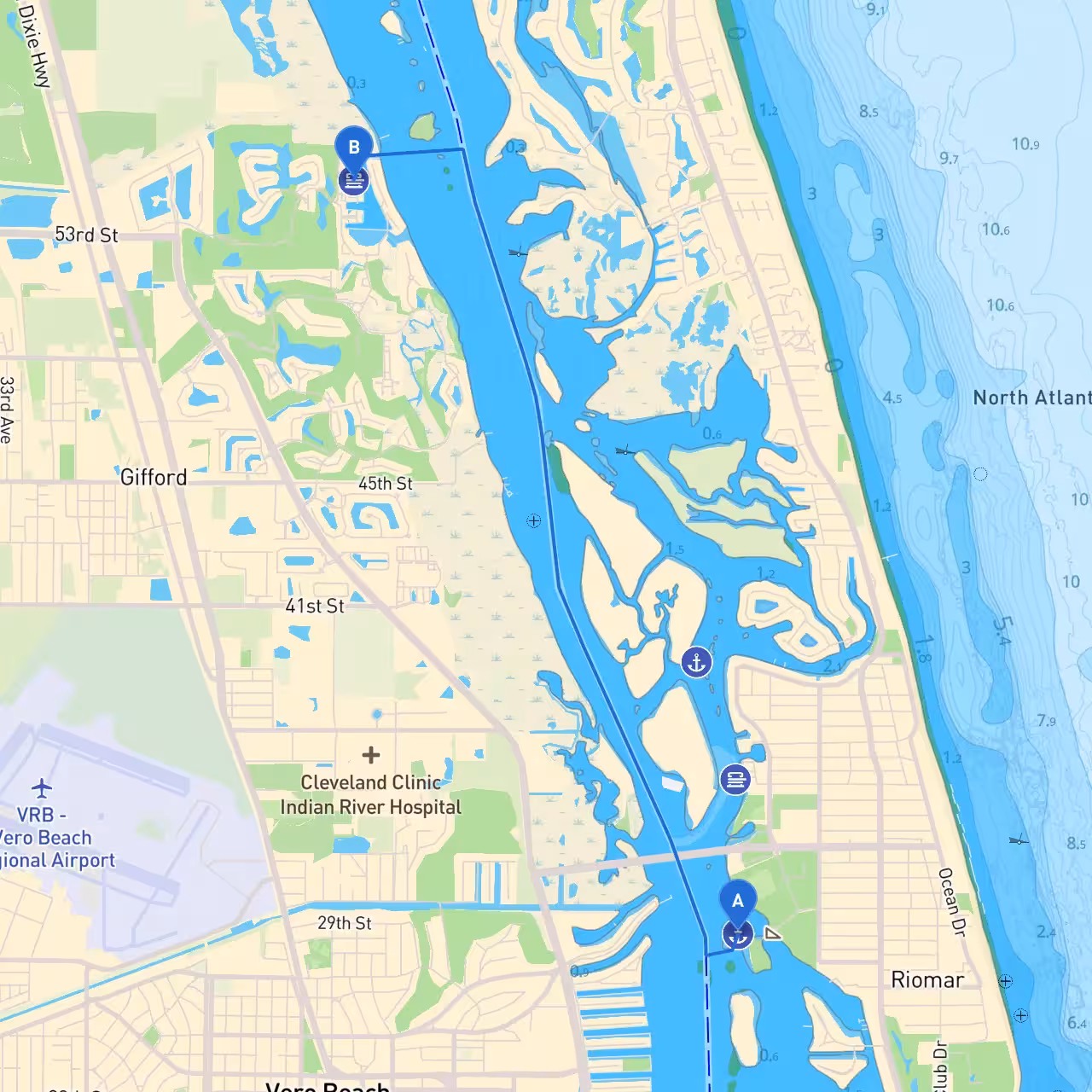 Vero Beach to Vero Beach