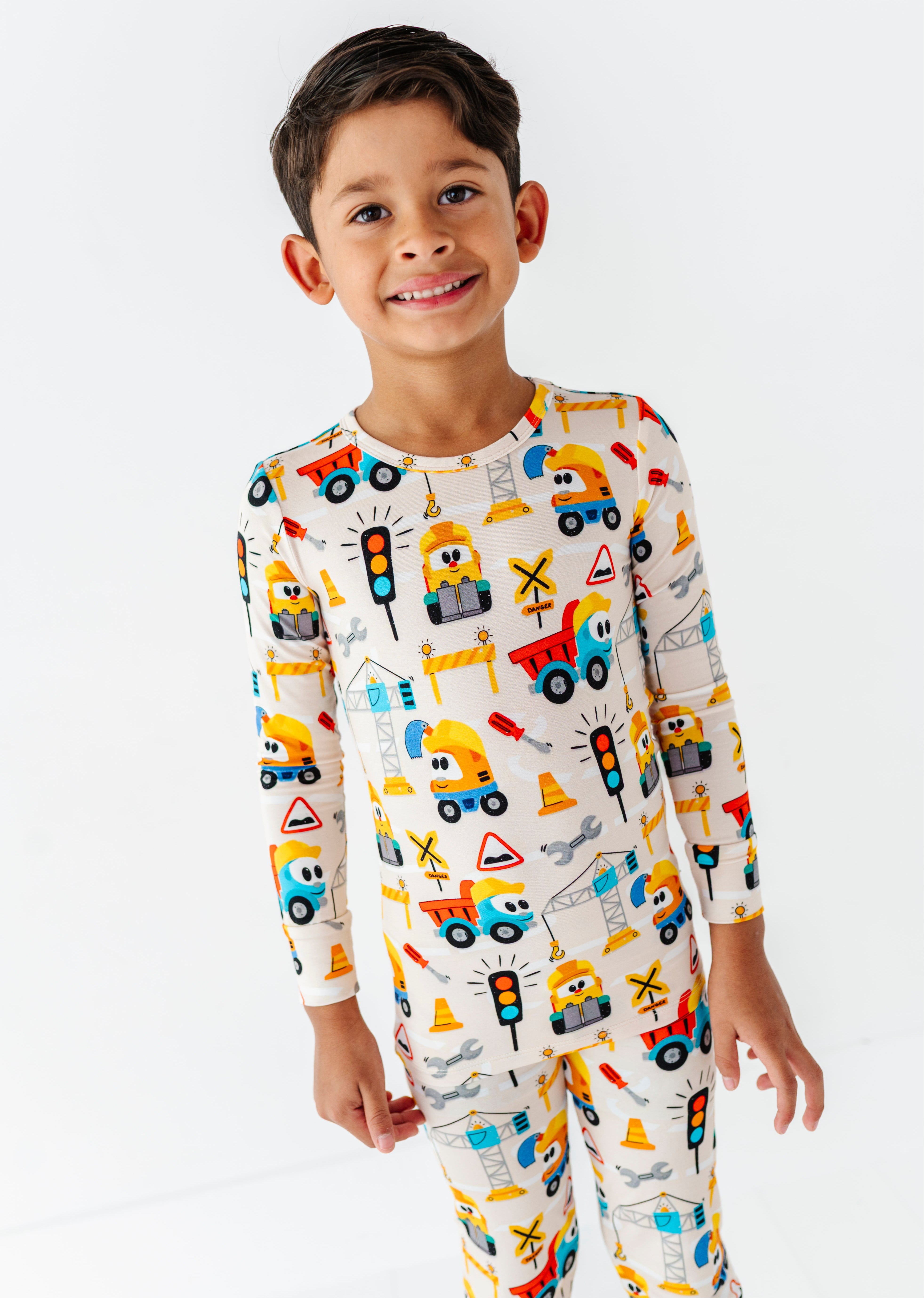 Leo the Truck™ Construction Crew Bamboo Pajama Set