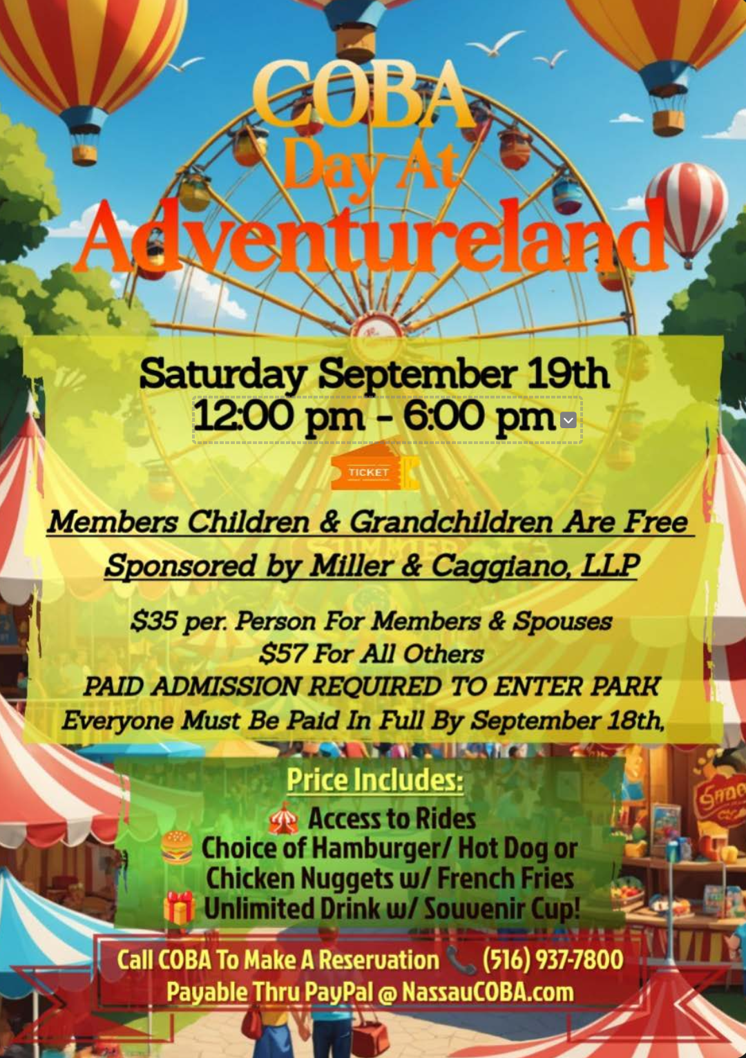 Nassau COBA Day at Adventureland 