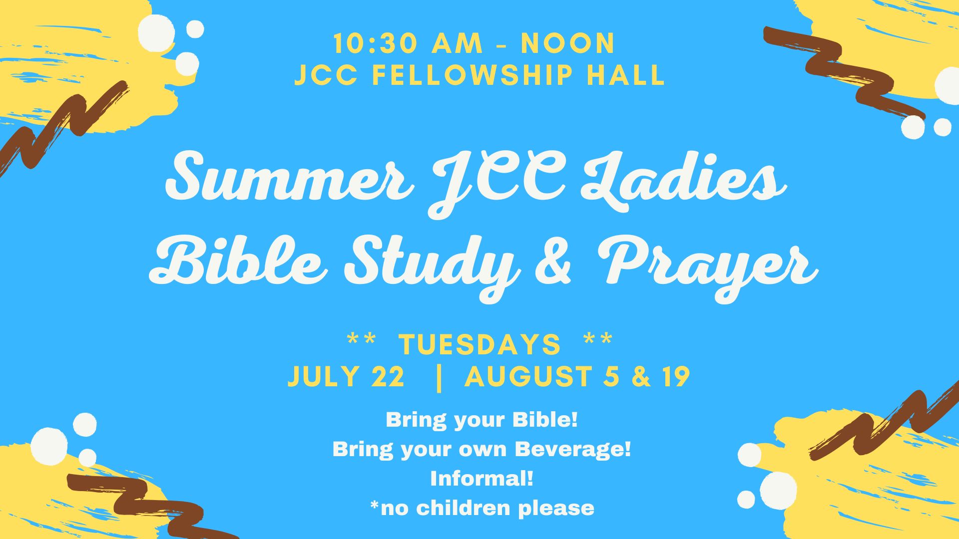 Ladies Summer Bible Studies