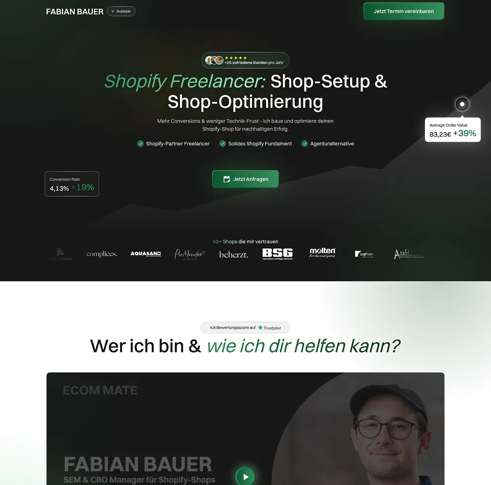 Webdesign Fabian Bauer