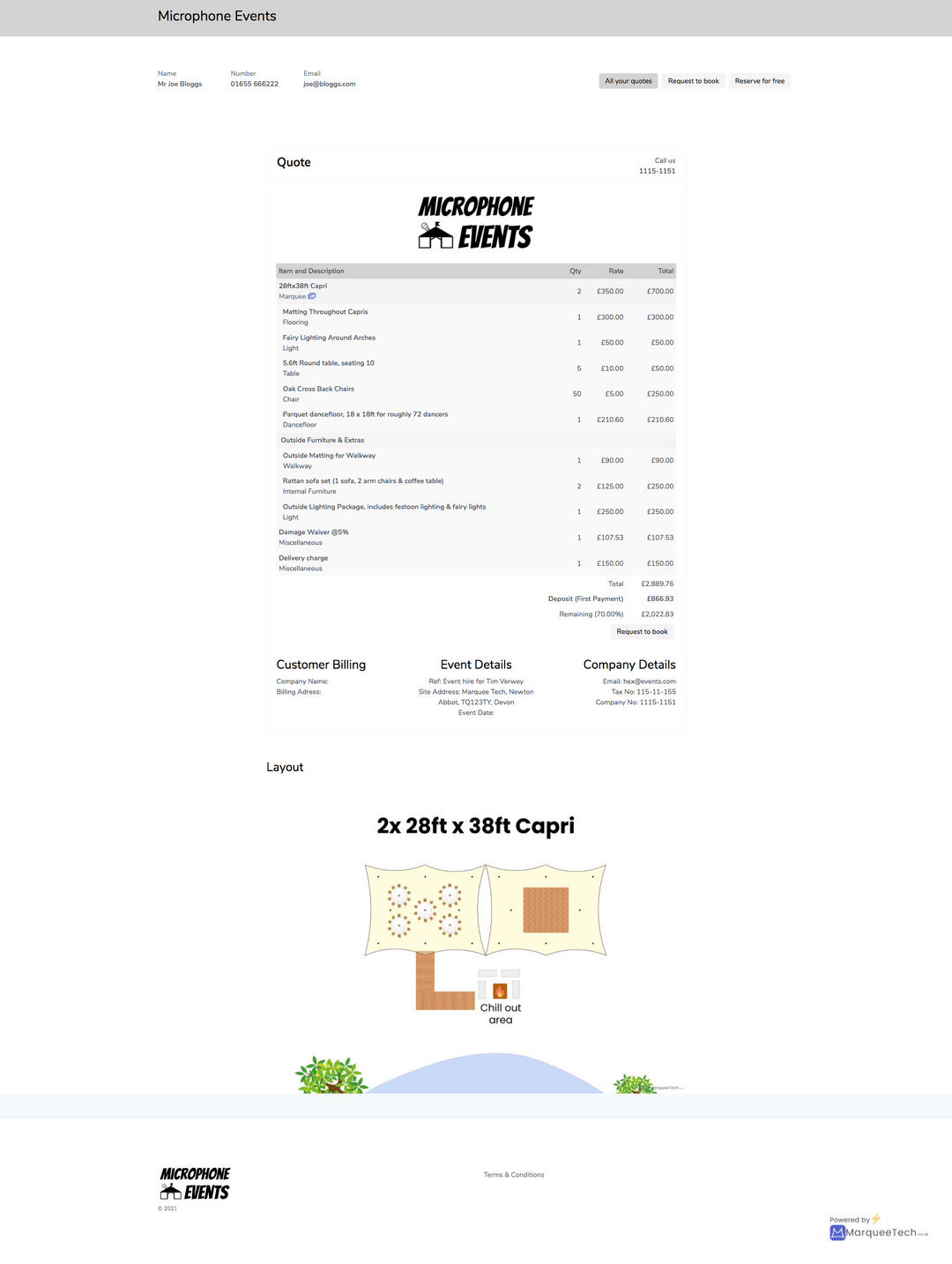 Features & System Capabilities - Marquee Tech