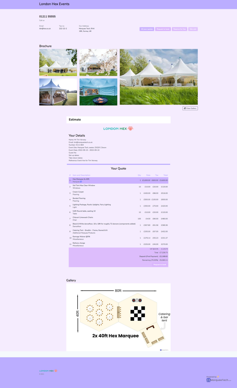 Features & System Capabilities - Marquee Tech