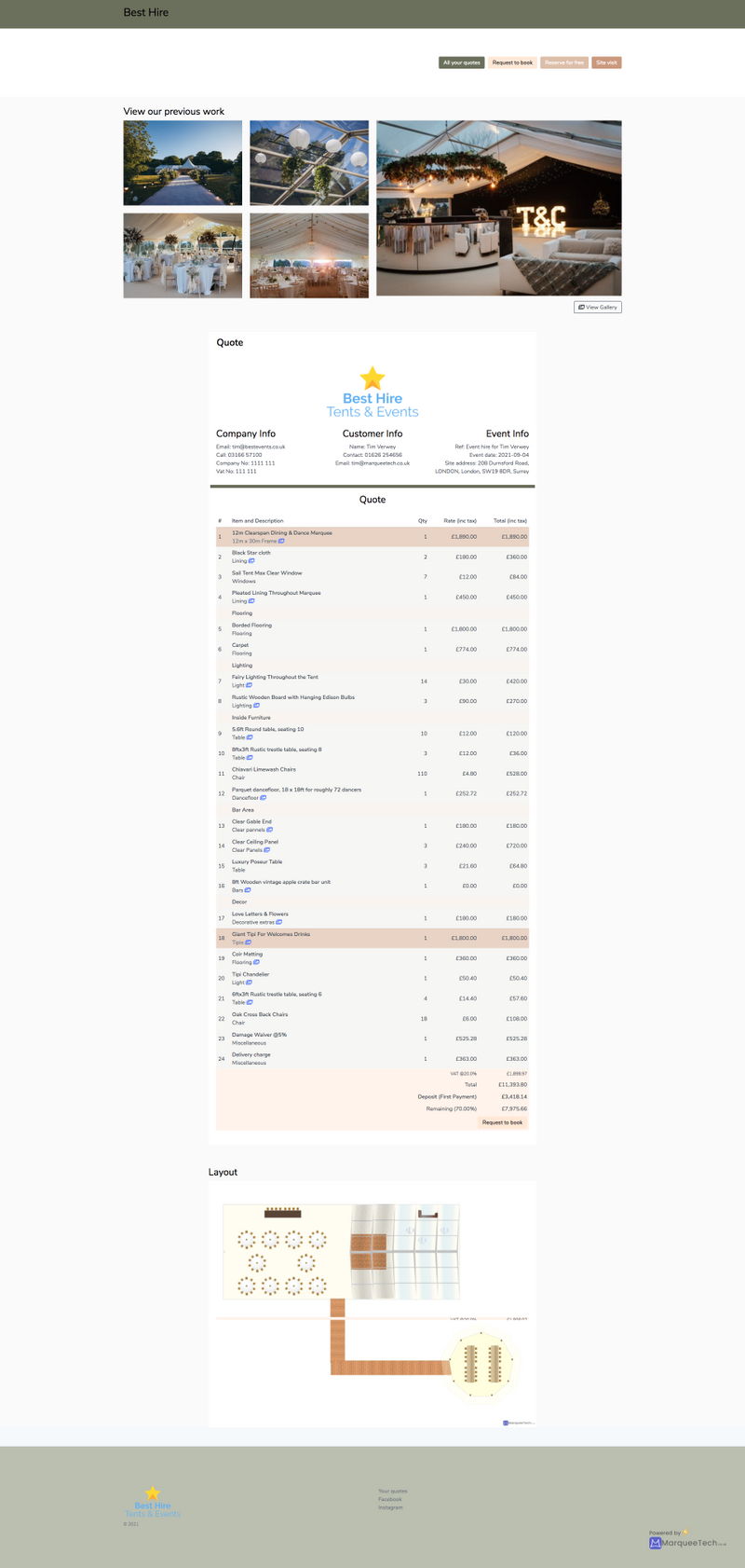 Features & System Capabilities - Marquee Tech